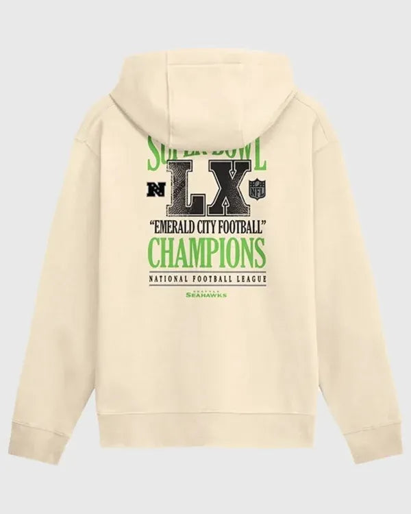 Seahawks Super Bowl LX Champions Long Ball Club Hoodie