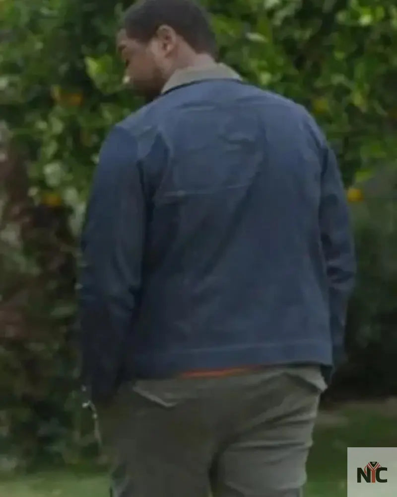 Sean Shrinking Blue Cotton Jacket Clanton Jacket