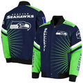 Seattle Seahawks Full Snap Varsity Jacket