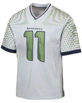 Seattle Seahawks Jaxon Smith Njigba Wolf 2025 Rivalries Jersey WorthVee