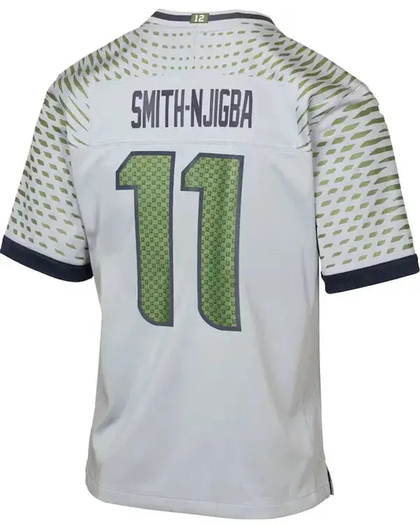 Seattle Seahawks Jaxon Smith Njigba Wolf 2025 Rivalries Jersey WorthVee