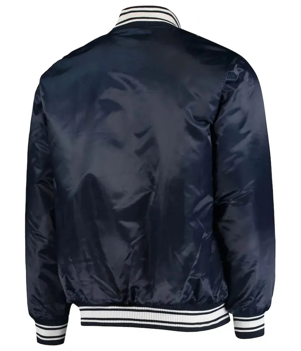 Seattle Seahawks Locker Room Full-Snap Bomber Jacket