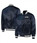 Seattle Seahawks Locker Room Full-Snap Bomber Jacket