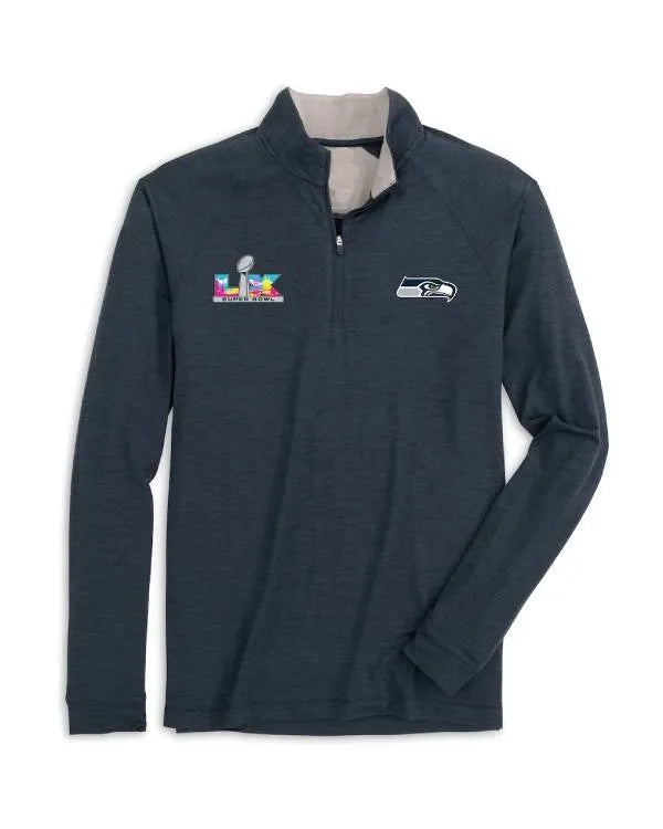 Seattle Seahawks Super Bowl LX Quarter-Zip Sweatshirt