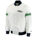 Seattle Seahawks The Rookie White Satin Jacket