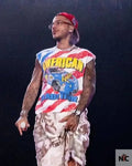 Sfera Ebbasta AMERICAN Graphics T-shirt Clanton Jacket