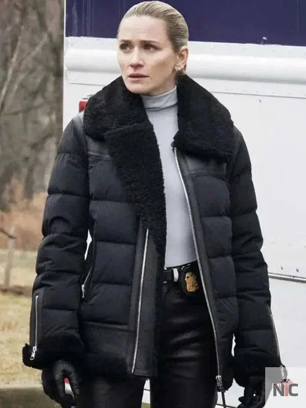 Shantel VanSanten FBI Most Wanted S06 Black Jacket Clanton Jacket