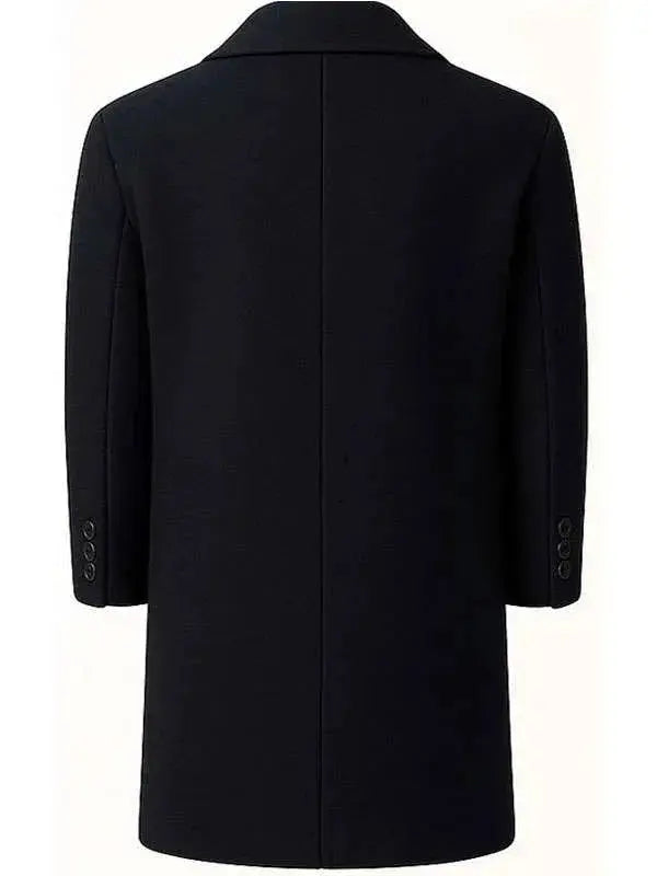 Shelter Jason Statham Black Wool Coat WorthVee