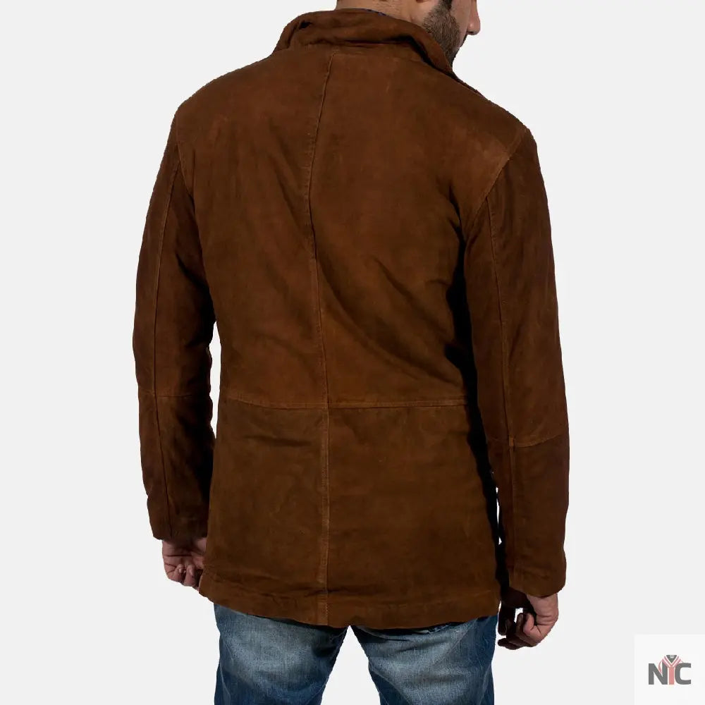 Sheriff Brown Suede Jacket Clanton Jacket