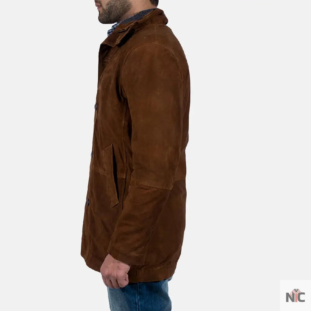 Sheriff Brown Suede Jacket Clanton Jacket
