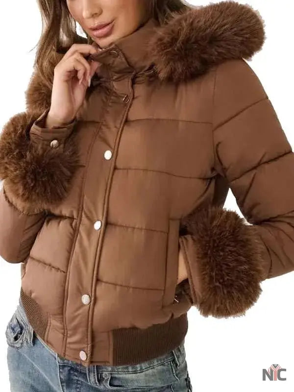 Sherry Dope Thief S01 Brown Fur Jacket Clanton Jacket