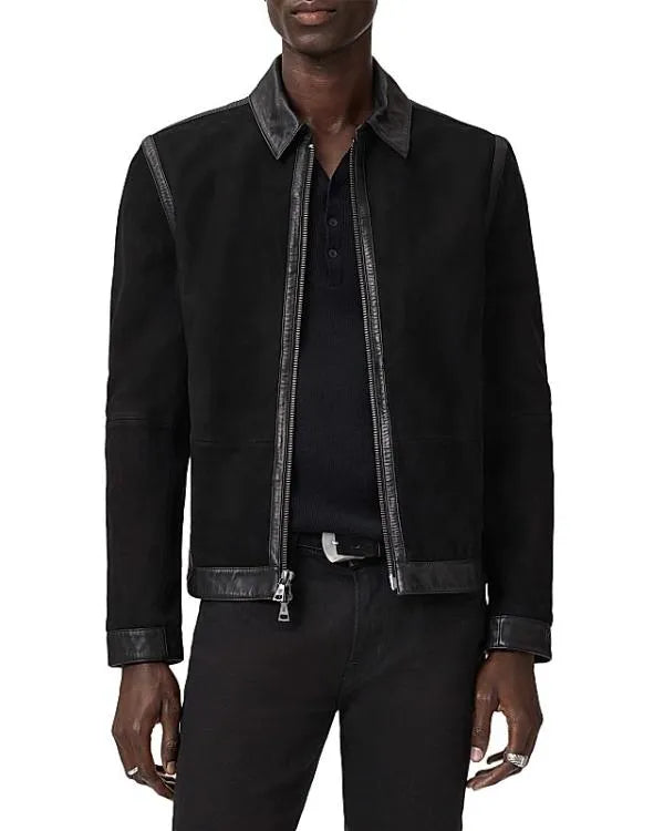 Shifting Gears S02 Tim Allen Black Suede Jacket