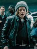 Shirley Dander Slow Horses S04 Black Leather Jacket WorthVee