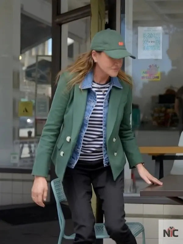 Shrinking S02 Christa Miller Green Blazer Clanton Jacket