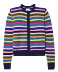 Shrinking Christa Miller Rainbow Striped Cardigan WorthVee