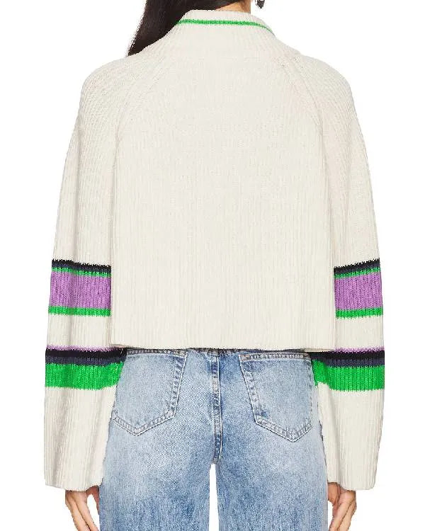 Shrinking Claudia Sulewski Striped Sweatshirt