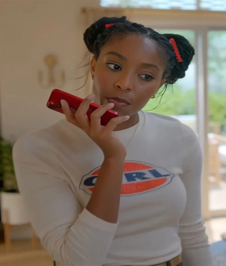 Shrinking Jessica Williams White 90s Girl T-Shirt