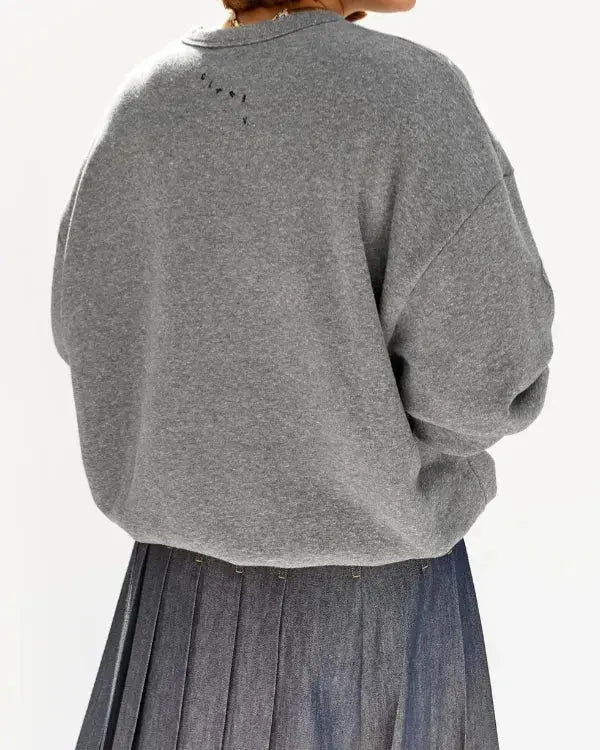 Shrinking S02 Liz Grey Oversized Sweatshirt WorthVee
