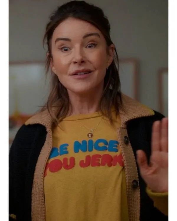 Shrinking S03 Christa Miller Be Nice You Jerk Tee