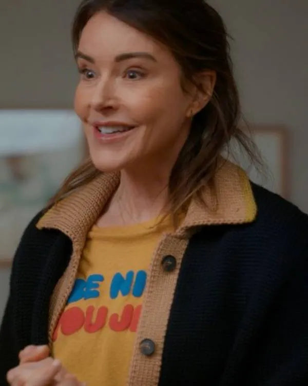 Shrinking S03 Christa Miller Black Cardigan