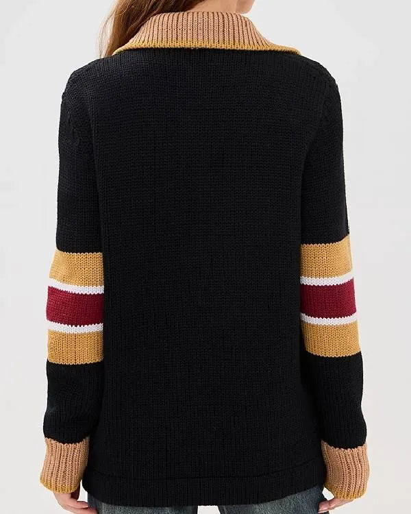 Shrinking S03 Christa Miller Black Cardigan