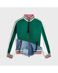 Shrinking S03 Christa Miller Denim Track Jacket