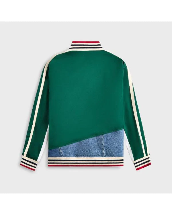 Shrinking S03 Christa Miller Denim Track Jacket