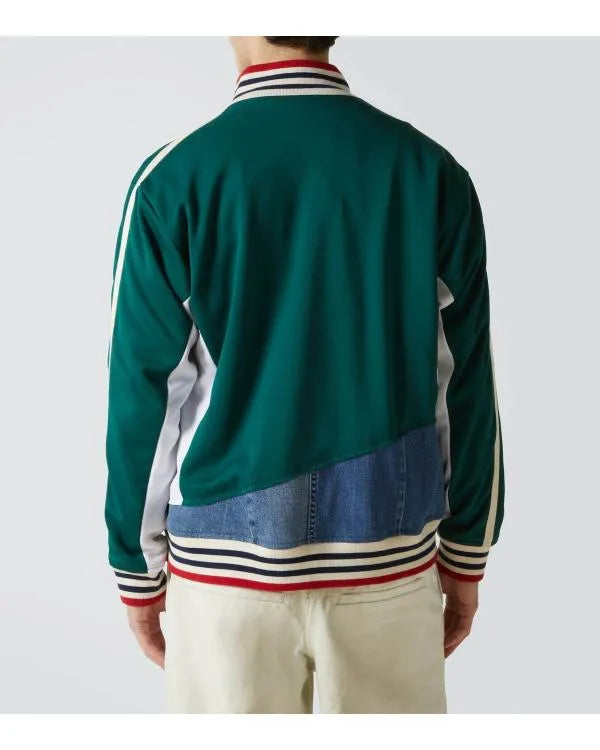 Shrinking S03 Christa Miller Denim Track Jacket