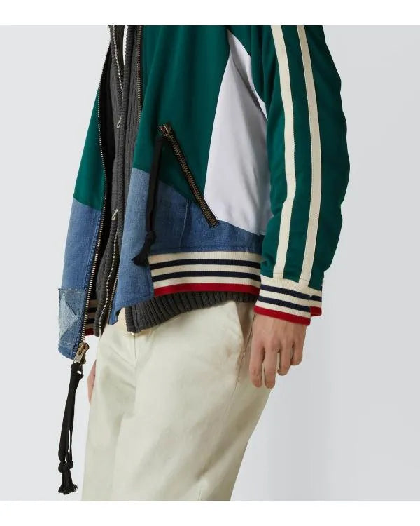 Shrinking S03 Christa Miller Denim Track Jacket