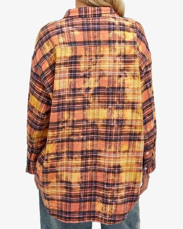 Shrinking S03 Christa Miller Plaid Shirt