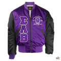 Sigma Lambda Beta Bomber Jacket Clanton Jacket