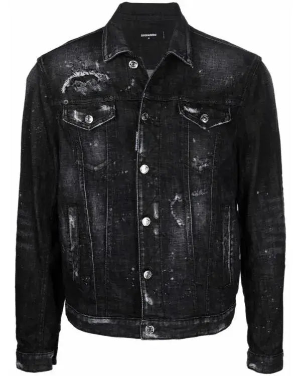 Simon Cowell The Next Act S01 Distressed-Effect Denim Jacket WorthVee