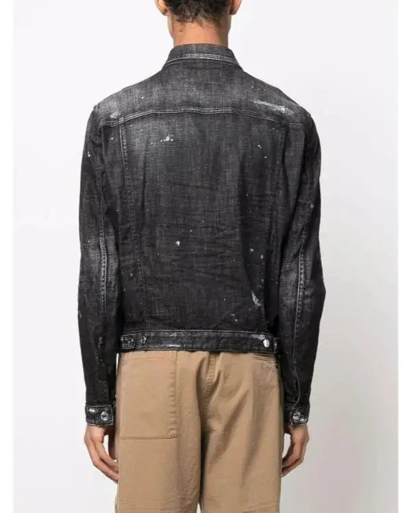 Simon Cowell The Next Act S01 Distressed-Effect Denim Jacket WorthVee