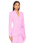 Sistas S09 Kj Smith Pink Wrap Blazer WorthVee