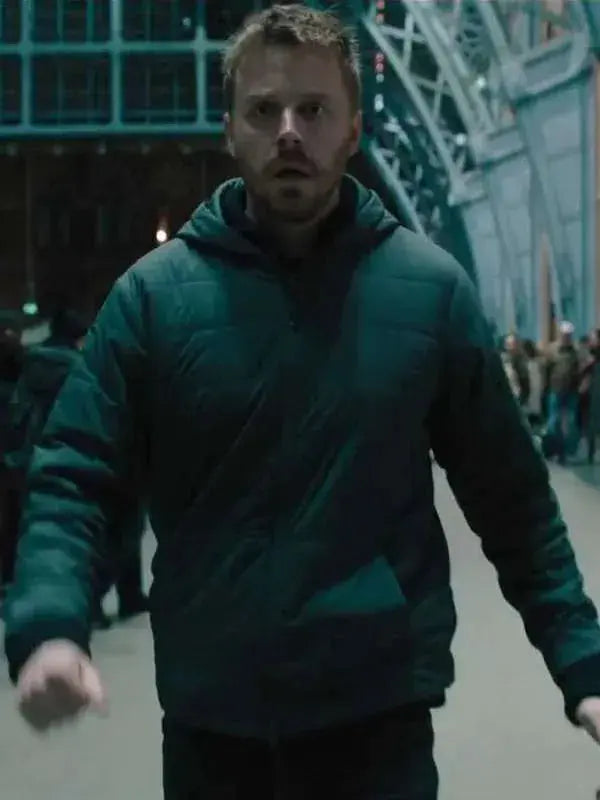 Slow Horses S04 Jack Lowden Black Hooded Jacket WorthVee