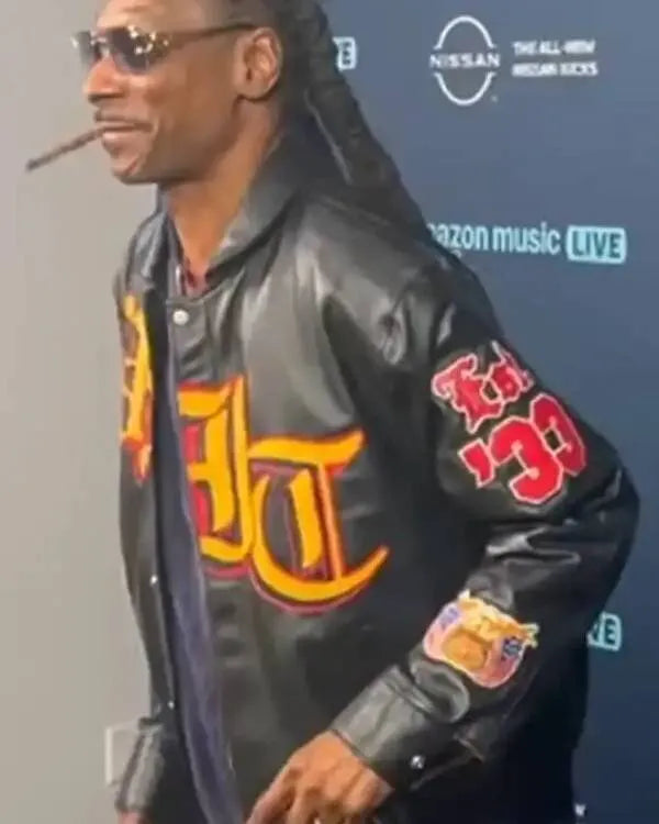 Snoop Dogg Jeff Hamilton Steelers Leather Jacket