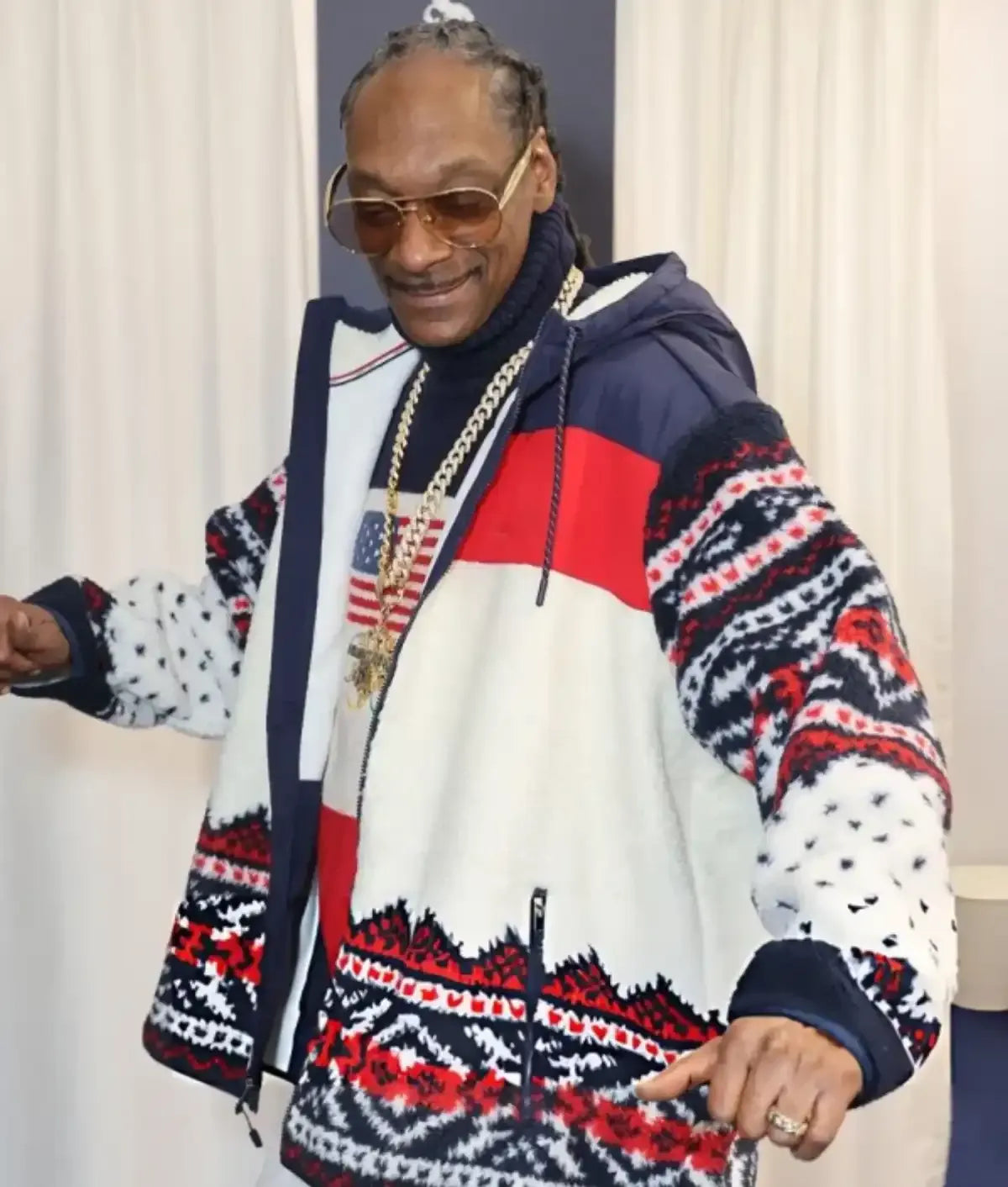 Snoop Dogg 2026 Milano Cortina Olympics Zipper Hoodie