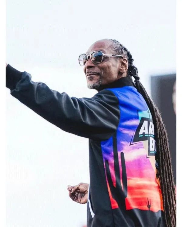 Snoop Dogg Arizona Bowl Black Bomber Jacket