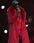 Snoop Dogg Christmas Day 2025 Halftime Show Red Coat