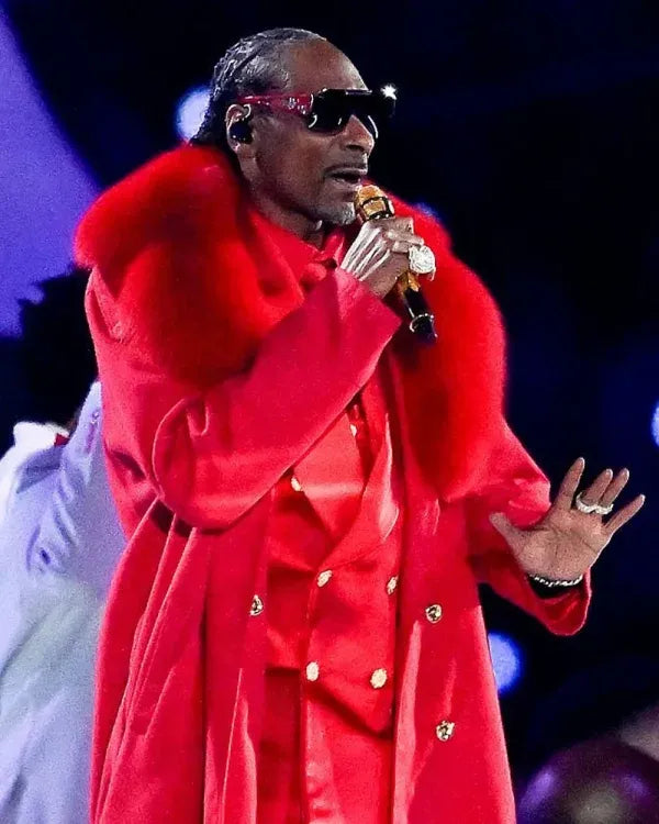 Snoop Dogg Christmas Day 2025 Halftime Show Red Coat