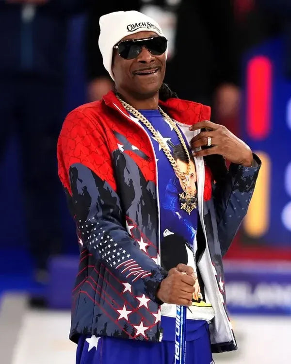 Snoop Dogg Curling Milano Cortina 2026 Winter Olympics Jacket