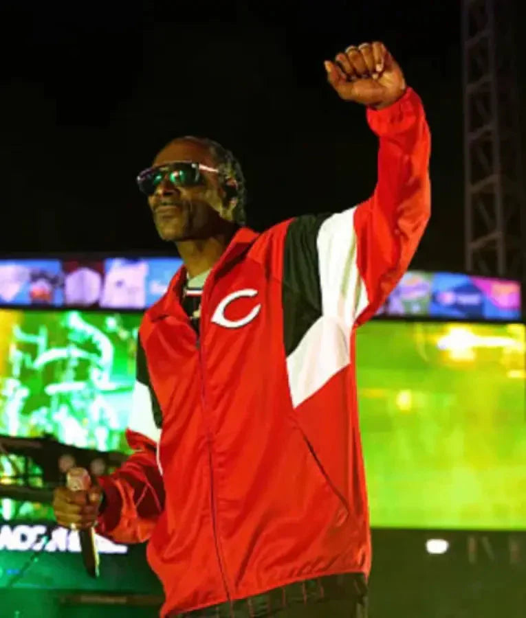 Snoop Dogg Philadelphia Phillies vs Cincinnati Reds 2025 Red Jacket Clanton Jacket