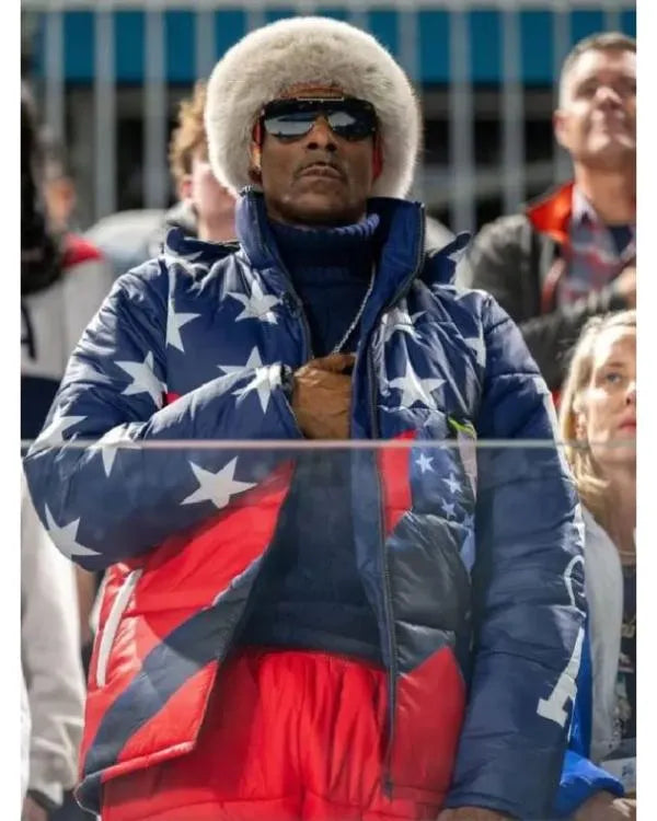 Snoop Dogg Speed Skating Milano Cortina 2026 Olympics Blue Jacket