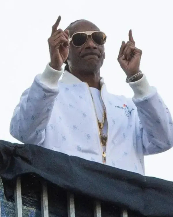 Snoop Dogg White Winter Olympics Milano Cortina 2026 Jacket