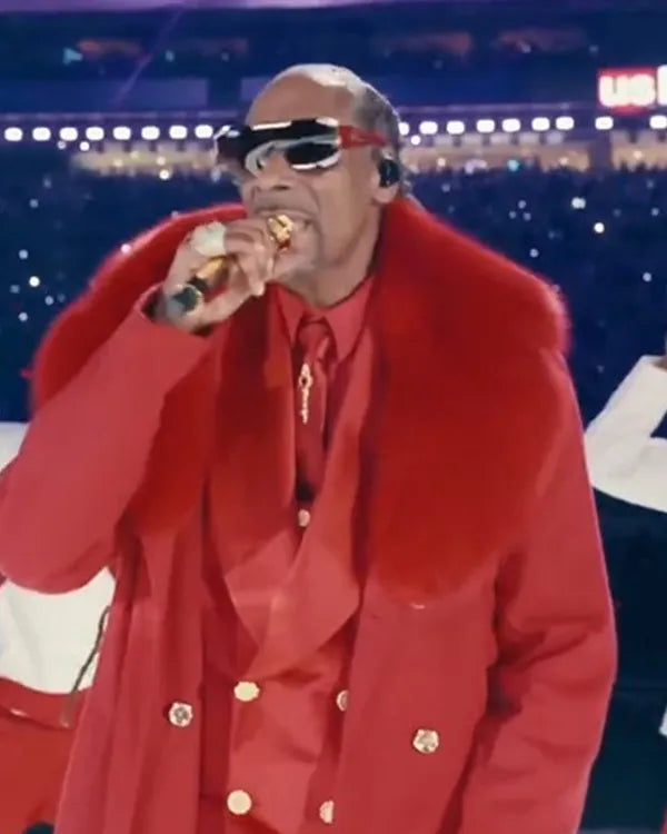 Snoop’s Holiday Halftime Party Snoop Dogg Red Coat