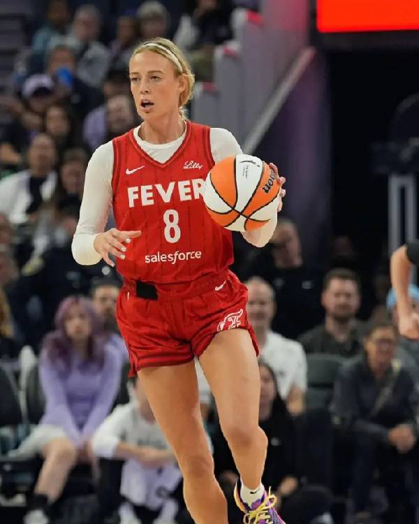 Sophie Cunningham Indiana Fever Red Jersey WorthVee