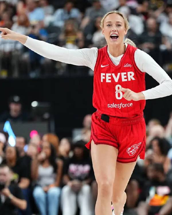 Sophie Cunningham Indiana Fever Red Jersey WorthVee