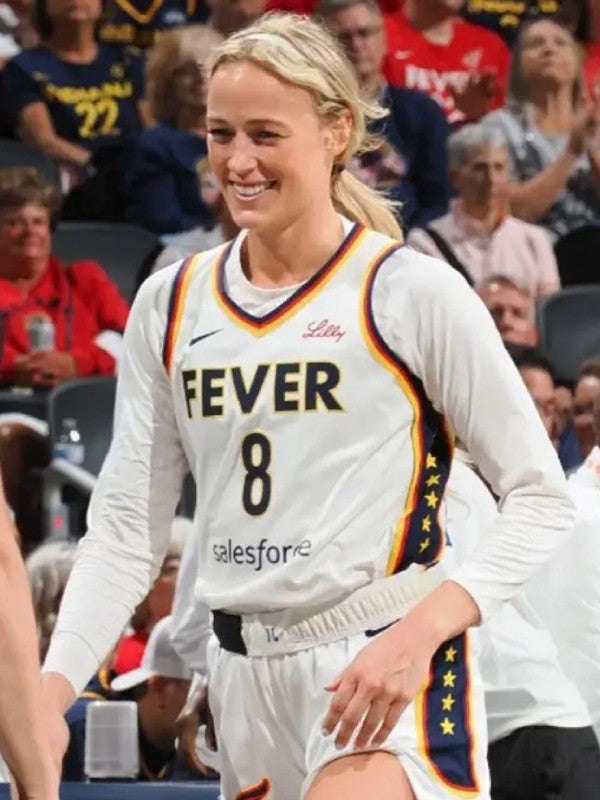Sophie Cunningham Indiana Fever White Jersey WorthVee