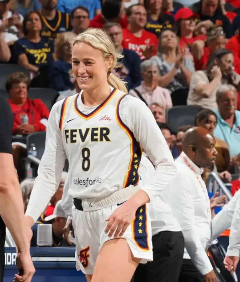 Sophie Cunningham Indiana Fever White Jersey