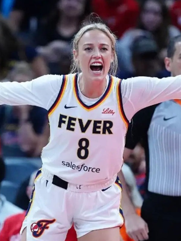 Sophie Cunningham Indiana Fever White Jersey WorthVee